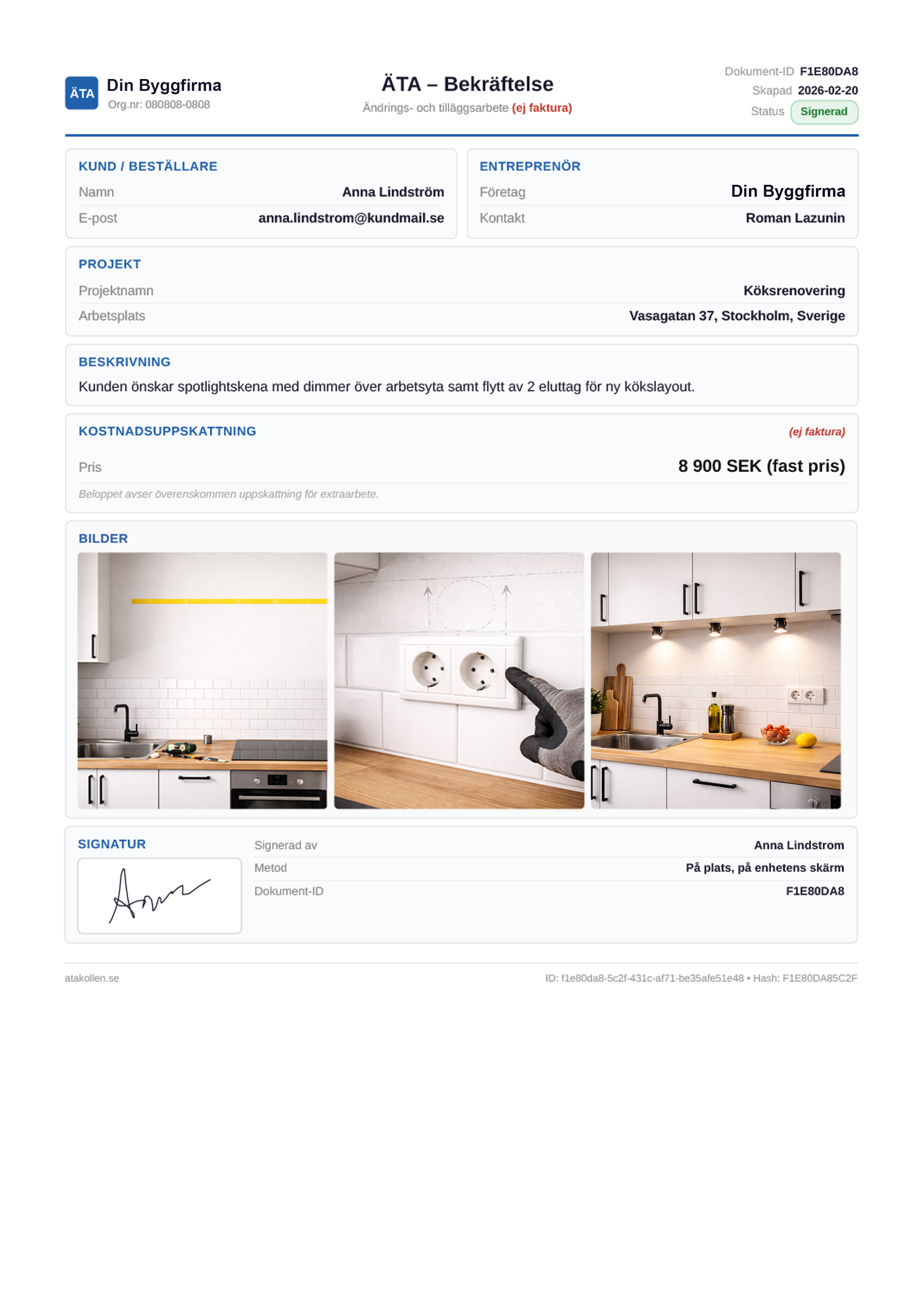 PDF skickas automatiskt